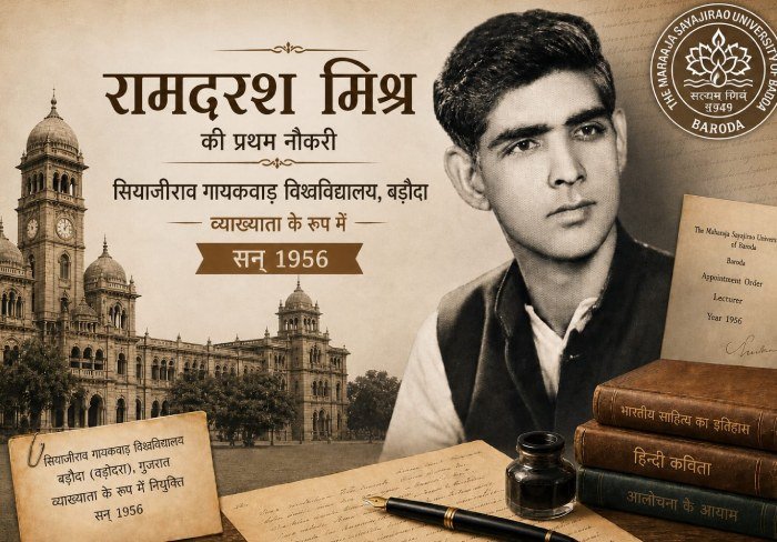 1956 — पहली नौकरी